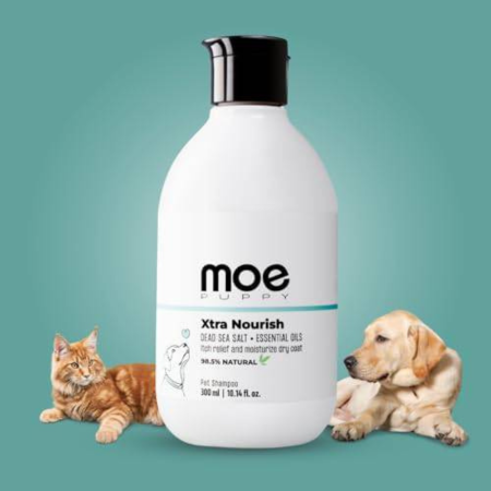 Moe Keratin Plus Pet Shampoo for Repair and Strengthening Damaged Fur
