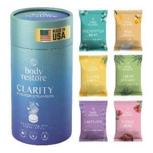 Six Pack of Body Restore Shower Steamers with Aromatherapy