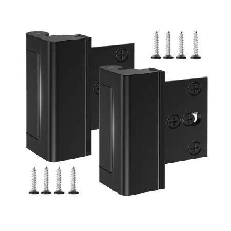 Home Security Door Reinforcement Lock Safety Latch Extra Front Doors Security Devices