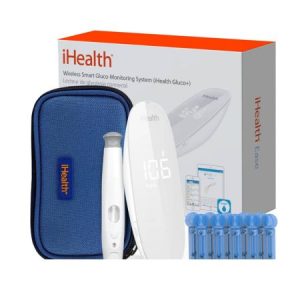 iHealth Blood Glucose Test Strips 100 Count, Lancets for Diabetes