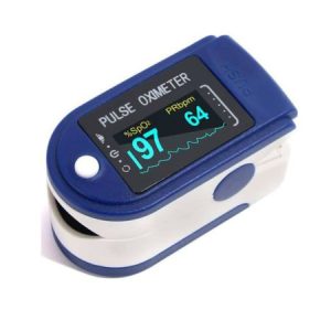 HealthSmart Deluxe Pulse Oximeter for Fingertip with Pulse Waveform Display